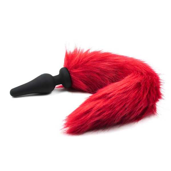 Fox-Tail Buttplug Red