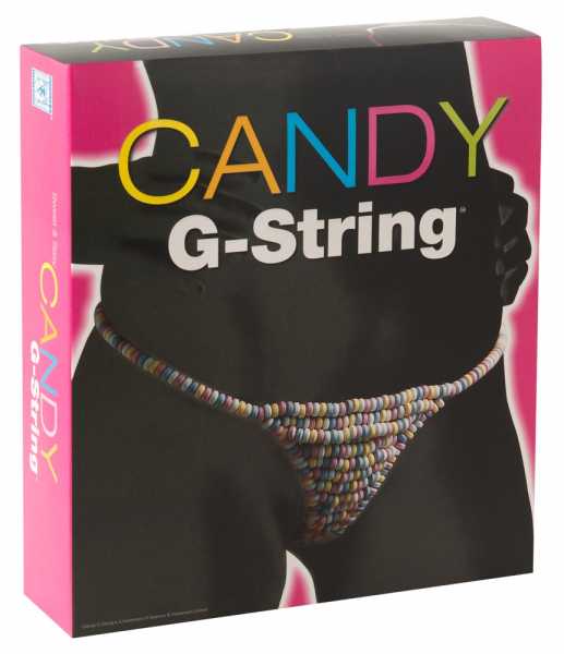 String aus Zuckerperlen Candy G-String Verpackung