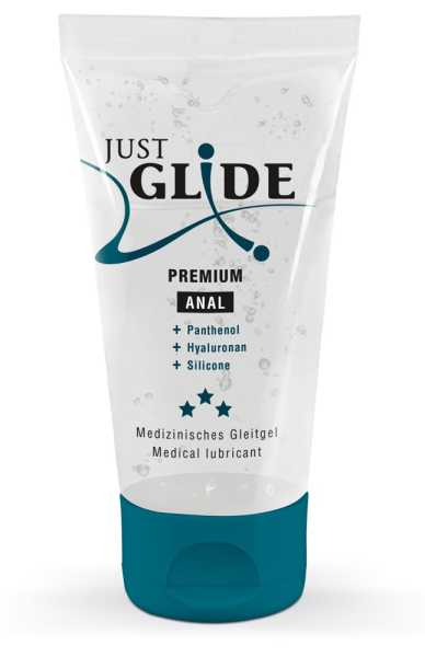 Just Glide Premium Anal Gleitgel mit Hyaluron und Panthenol 50 ml