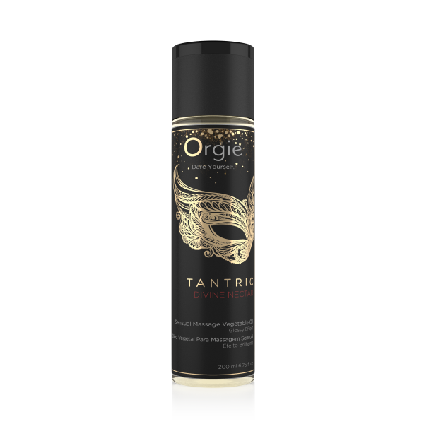 Massage-Öl Tantric Divine Nectar - Sensual Massage Vegetable Oil White Wine & Pomegranate 200 ml