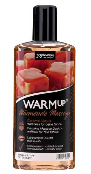Joydivision WARMup Massageliquid mit Wärme-Effekt und Karamell-Aroma 150 ml