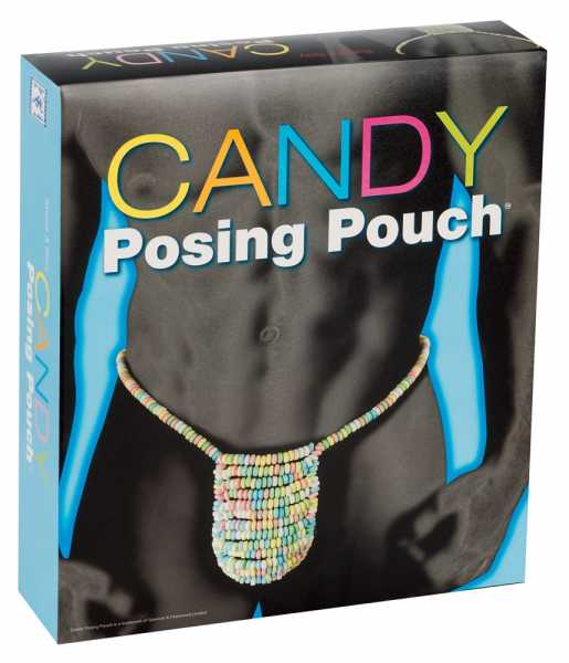 Tanga aus Zuckerperlen Candy Posing String Verpackung