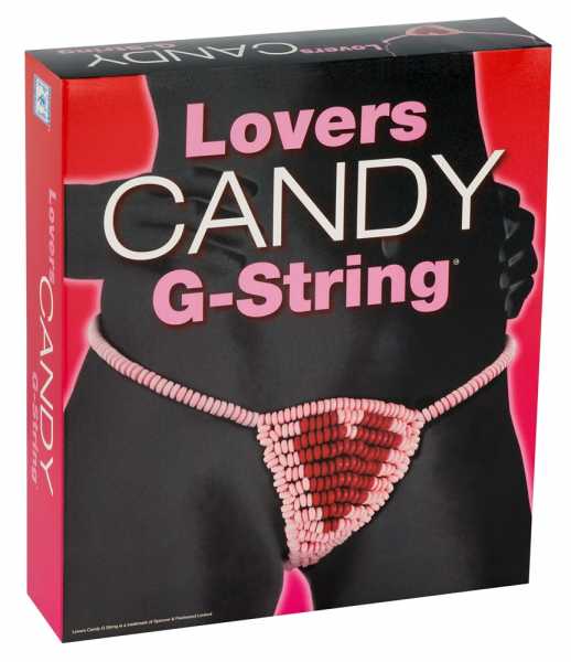 String aus Zuckerperlen Lovers Candy G-String Verpackung