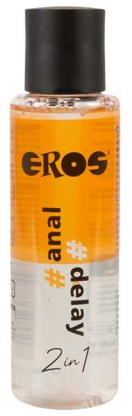EROS® 2in1 anal & delay Gleitgel auf Wasserbasis mit Laureth-9 100 ml