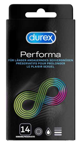 Durex Performa 14 Kondome für länger andauerndes Vergnügen