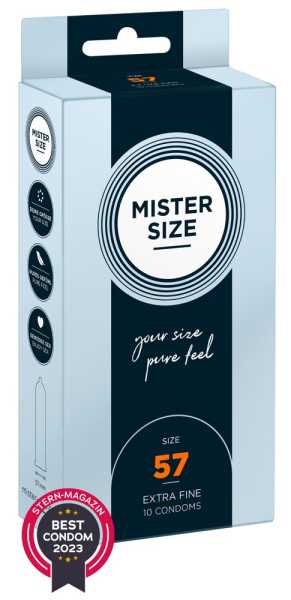 Mister Size 10 Kondome in individueller Passform 57 mm