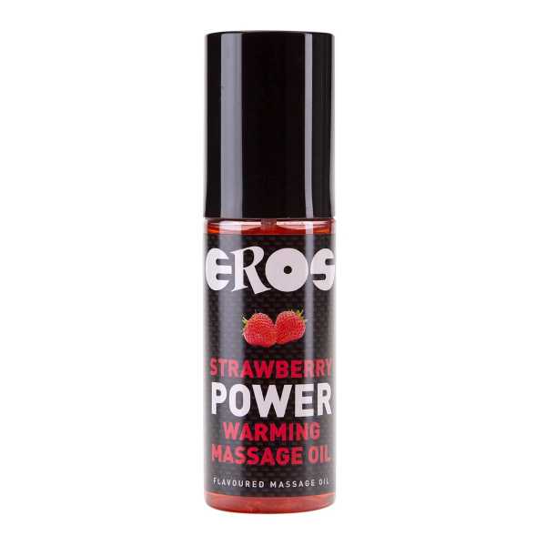 EROS Strawberry Power Warming Massage Oil 100 ml