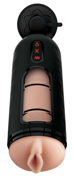 PDX Elite Vibrating Masturbator mit Melk-Funktion inklusive Kopfhörer für Stöhn-Funktion