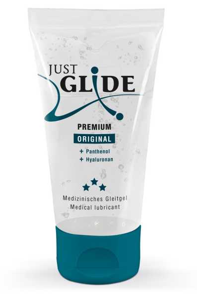 Just Glide Premium Gleitgel mit Hyaluron und Panthenol 50 ml