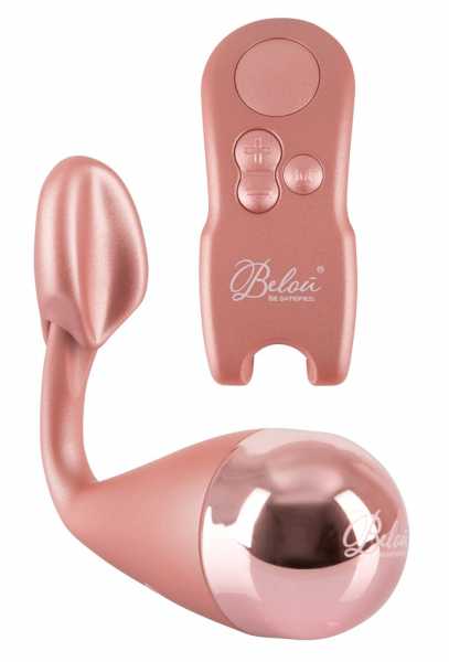 Vibro-Ei Belou mit Klitorisreizarm Rosa