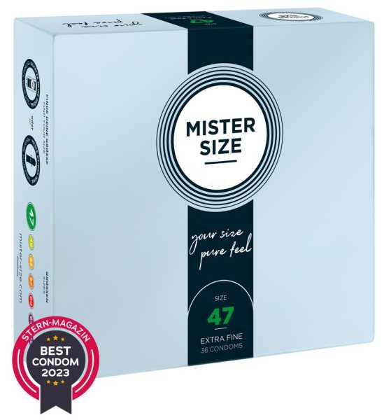 Mister Size 36 Kondome in individueller Passform 47 mm