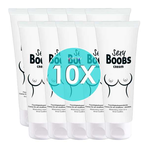 10x Sexy Boobs Cream 80 ml