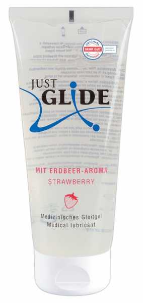 Just Glide Gleitgel Erdbeer-Aroma 200 ml