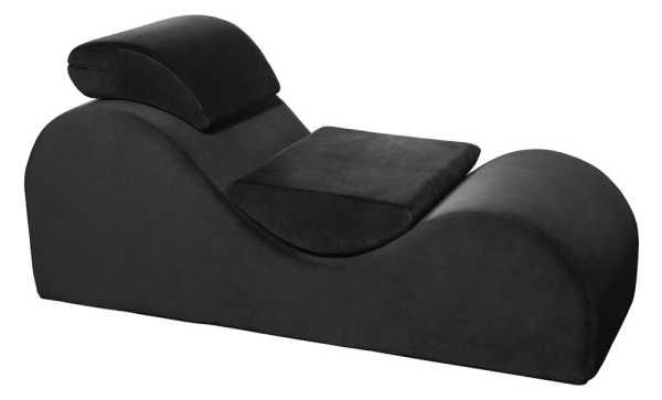 Esse Lounger Stylischer Lounge-Sessel für Komfort-Sex Schwarz