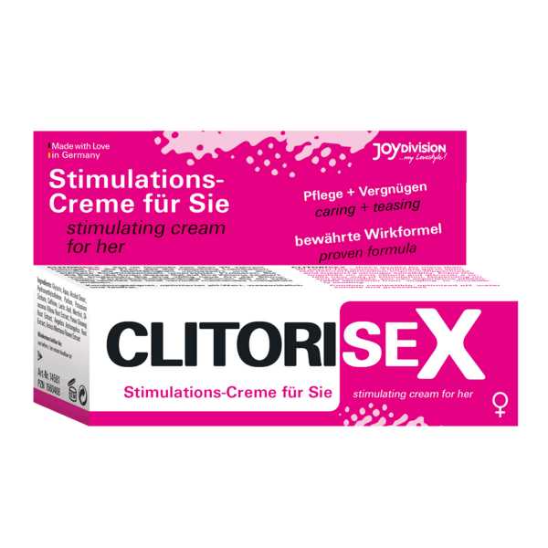 Clitorisex Stimulations-Creme für Sie
